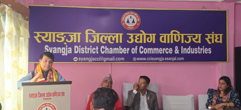 स्याङजाको सुन्तला र पर्यटन प्रवर्धनसम्बन्धी सम्भाव्य कार्यक्रम बने सहकार्य गर्ने अध्यक्ष ढकालको प्रतिबद्धता
