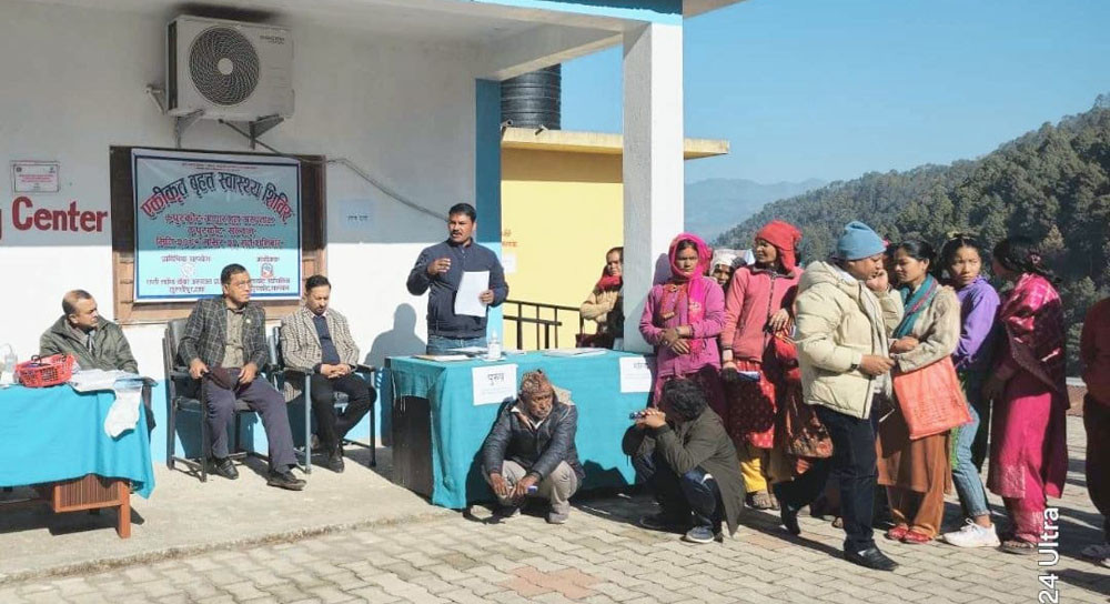 कपुरकोटको निशुल्क स्वास्थ्य शिविरमा ७४५ जनाले लिए सेवा, अब स्थानीयलाई राप्ती अस्पतालमा छुट
