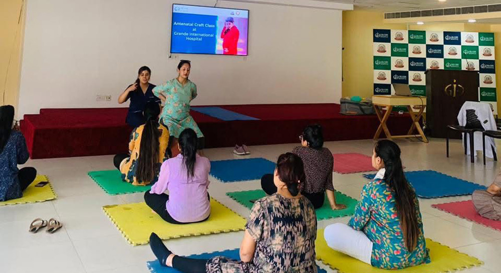 ग्राण्डीमा निःशुल्क गर्भसंस्कार कक्षा सञ्चालन