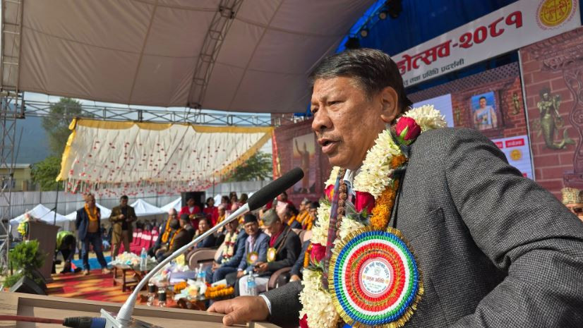 तनहुँ महोत्सव : अर्थतन्त्रलाई समृद्ध बनाउन कृषि उत्पादन वृद्धिमा मन्त्री सिंहको जोड
