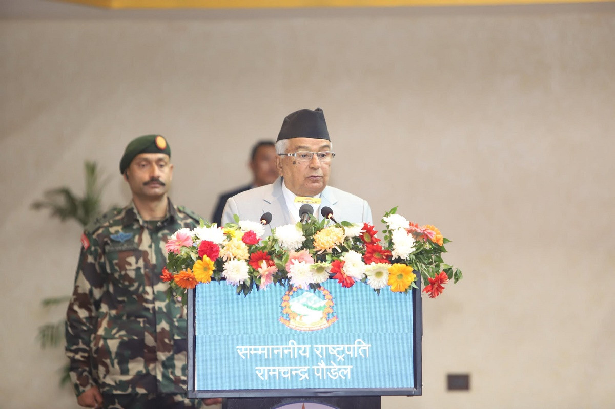 ठूला खरिद प्रक्रियामा भएको भ्रष्टाचारप्रति राष्ट्रपति पौडेलको चिन्ता