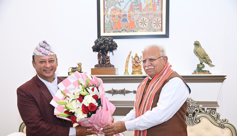 उर्जामन्त्री खड्का र भारतका विद्युतमन्त्री खट्टरबीच भेट, दुई देशको उर्जा विकासका विविध विषयमा छलफल