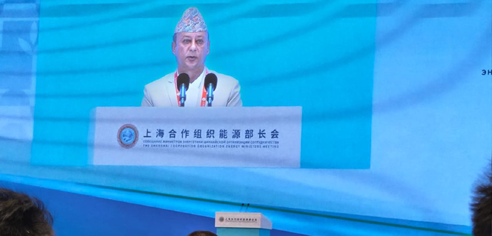 एससीओ ऊर्जा मन्त्रीस्तरीय बैठक चीनको निङ्पोमा सुरु, मन्त्री खड्काले भनेः नेपाल क्षेत्रीय ऊर्जा सहकार्यमा अग्रसर
