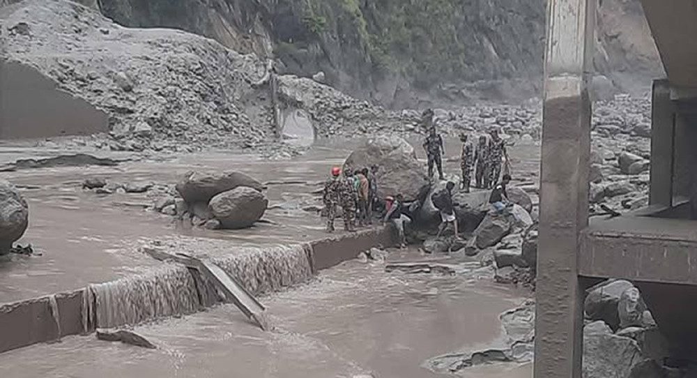 रसुवा बाढीको क्षति विवरण संकलन गर्न समिति गठन