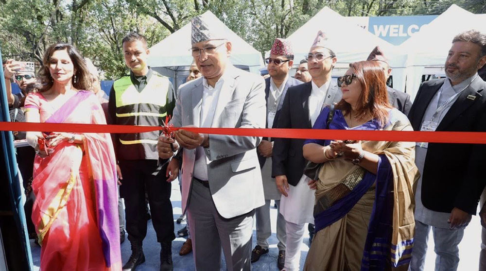 नाइमा एक्स्पोको उद्घाटन गर्दै अर्थमन्त्रीले भनेः अबको ३ वर्षभित्र भृकुटीमण्डपमा आधुनिक प्रदर्शनी हल बन्छ