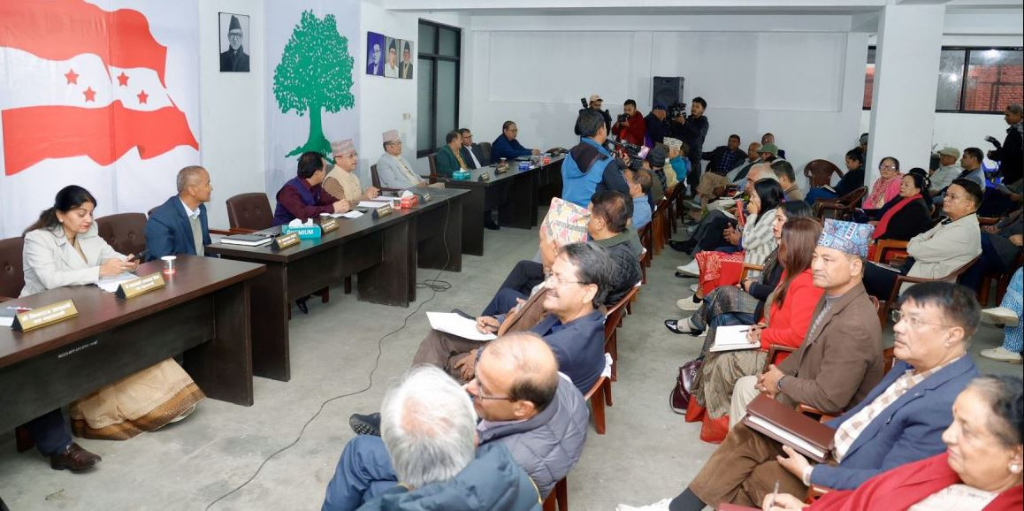 नेपाली कांग्रेसको केन्द्रीय कार्यसमिति बैठक पुनः स्थगित, महाधिवेशन मितिमा मतभेद