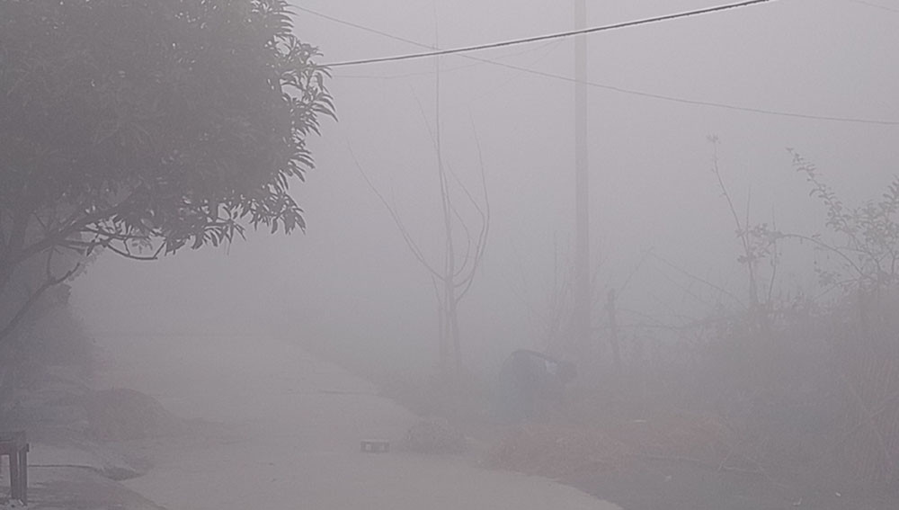 काठमाडौँमा चिसो बढ्दै, न्यूनतम तापक्रम ३.४ डिग्रीमा झर्‍यो