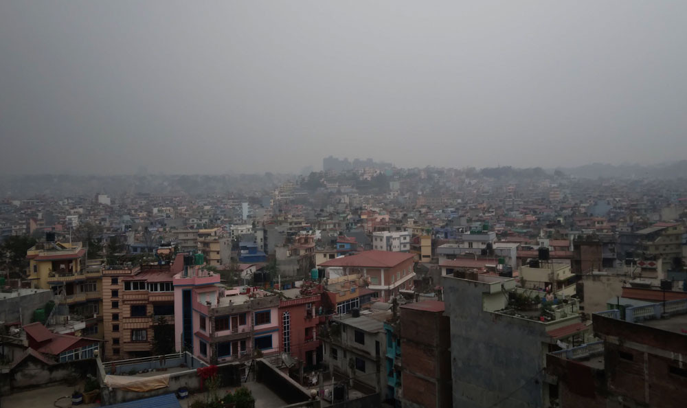 बढ्यो काठमाडौँको वायु प्रदूषण
