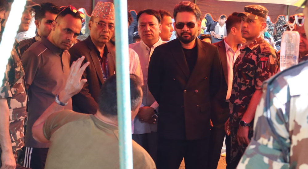 बाढी प्रभावित नुवाकोटको विदुर पुगे प्रधानमन्त्री शाह, क्षतिको स्थलगत निरीक्षण